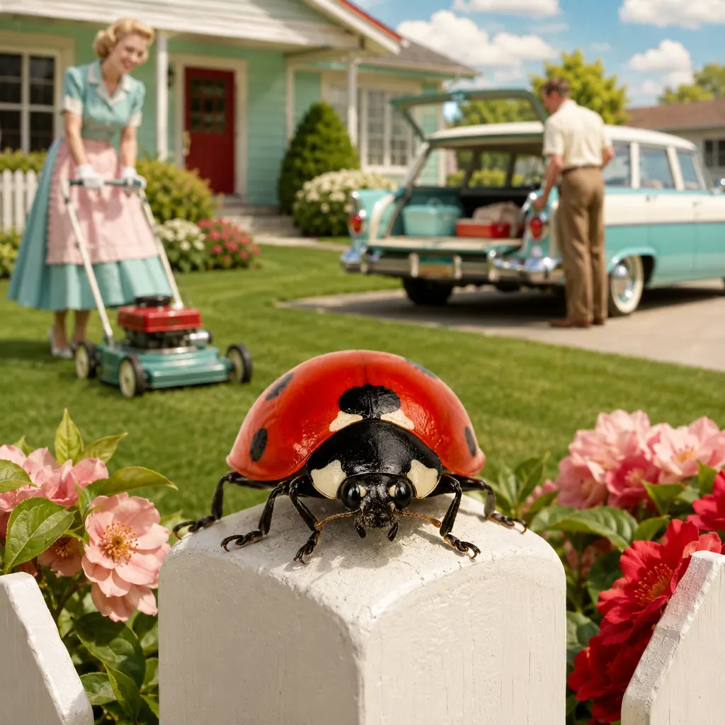 50s Suburbia aesthetic — visual example