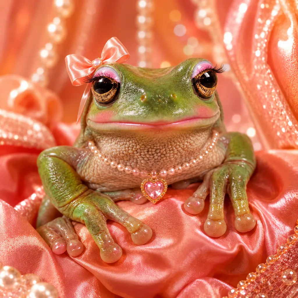 Bubbleglam aesthetic — visual example