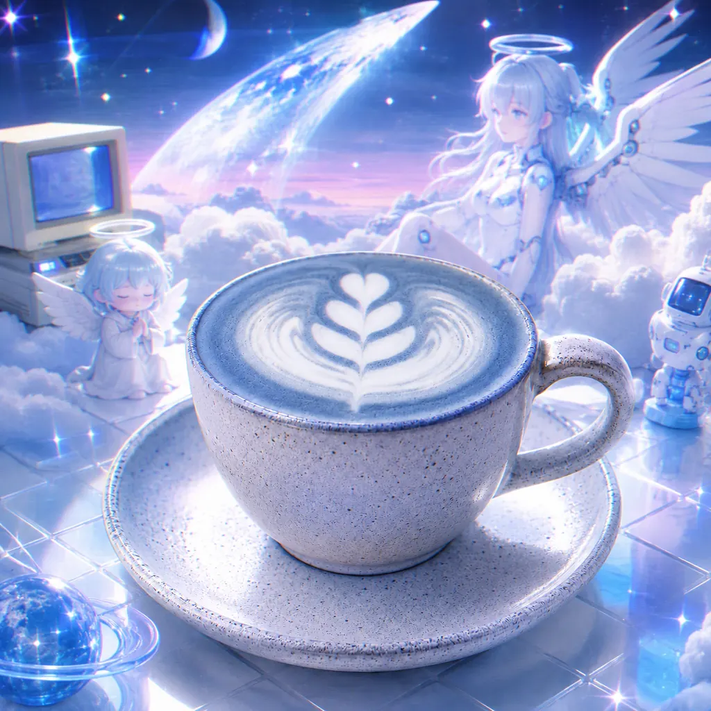 Cyber Angel aesthetic — visual example