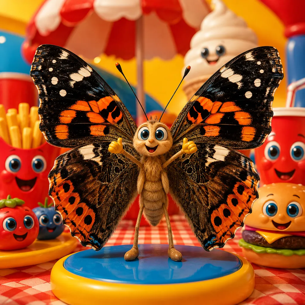 Food Mascot Kitsch aesthetic — visual example