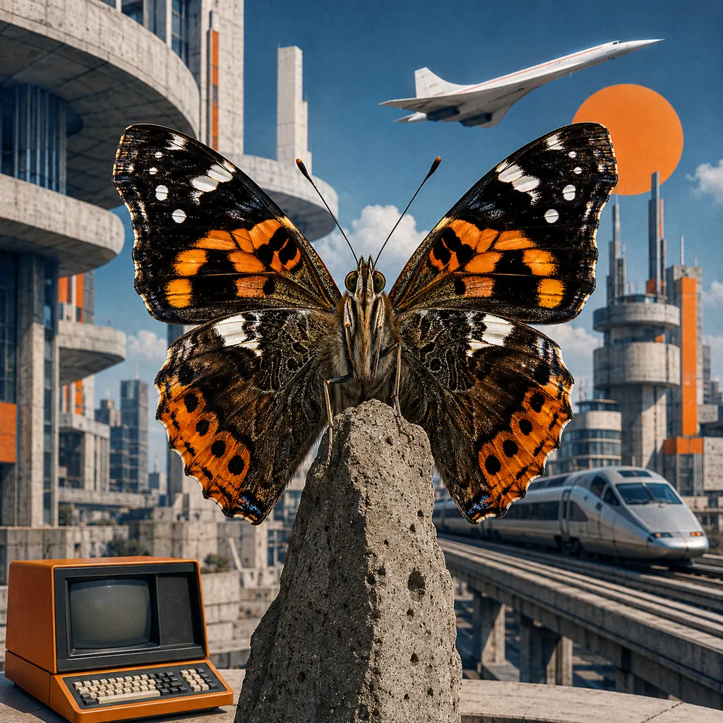 Giscardpunk aesthetic — visual example
