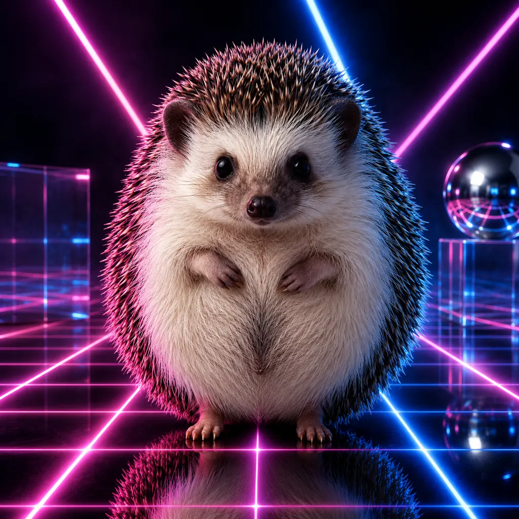 Laser Grid aesthetic — visual example