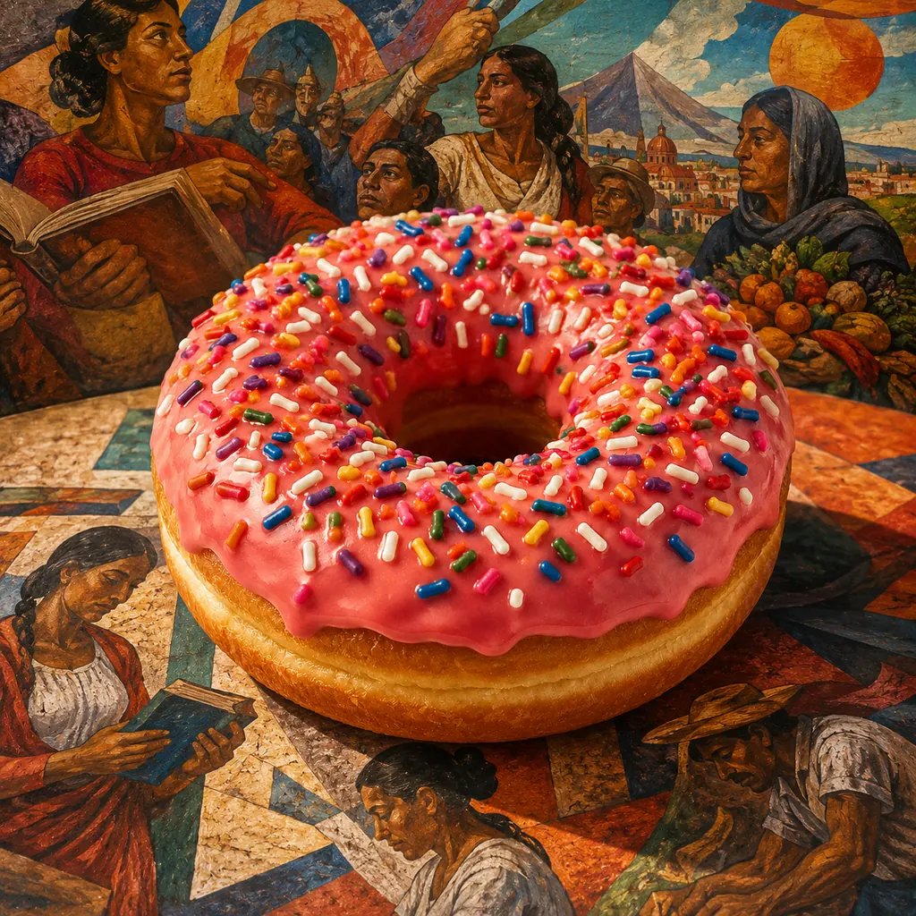 Mexican Muralism aesthetic — visual example
