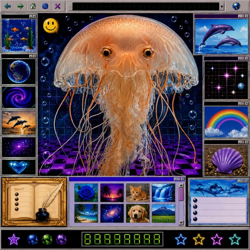 Old Web aesthetic — visual example