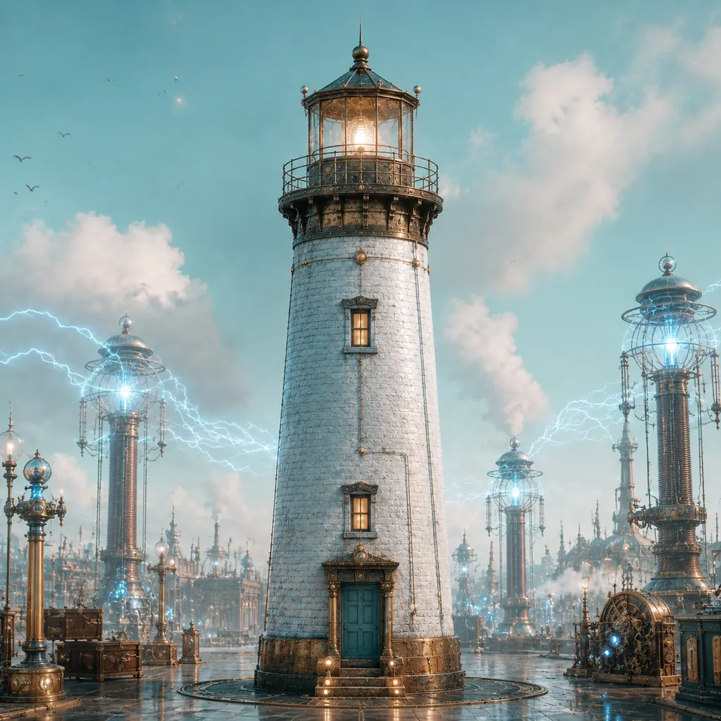 Teslapunk aesthetic — visual example